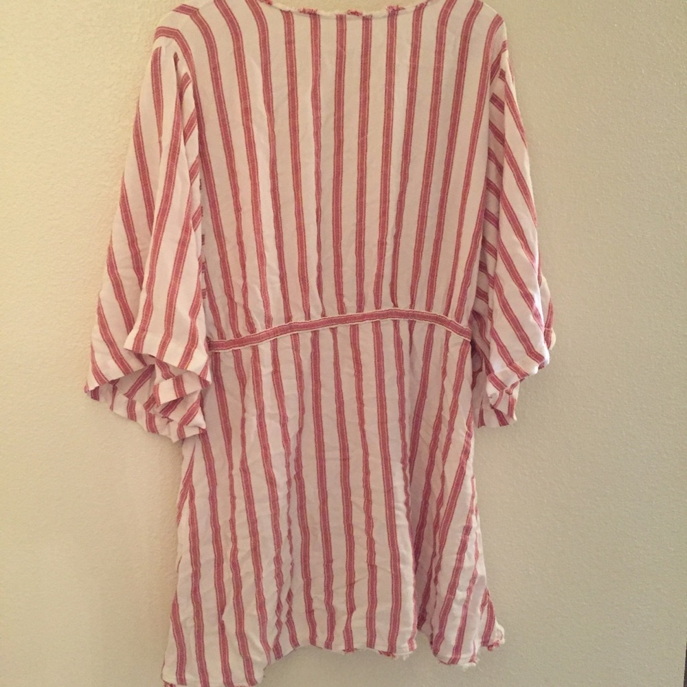 SOLD Free People Striped Wrap Dress - Picture 5 of 5